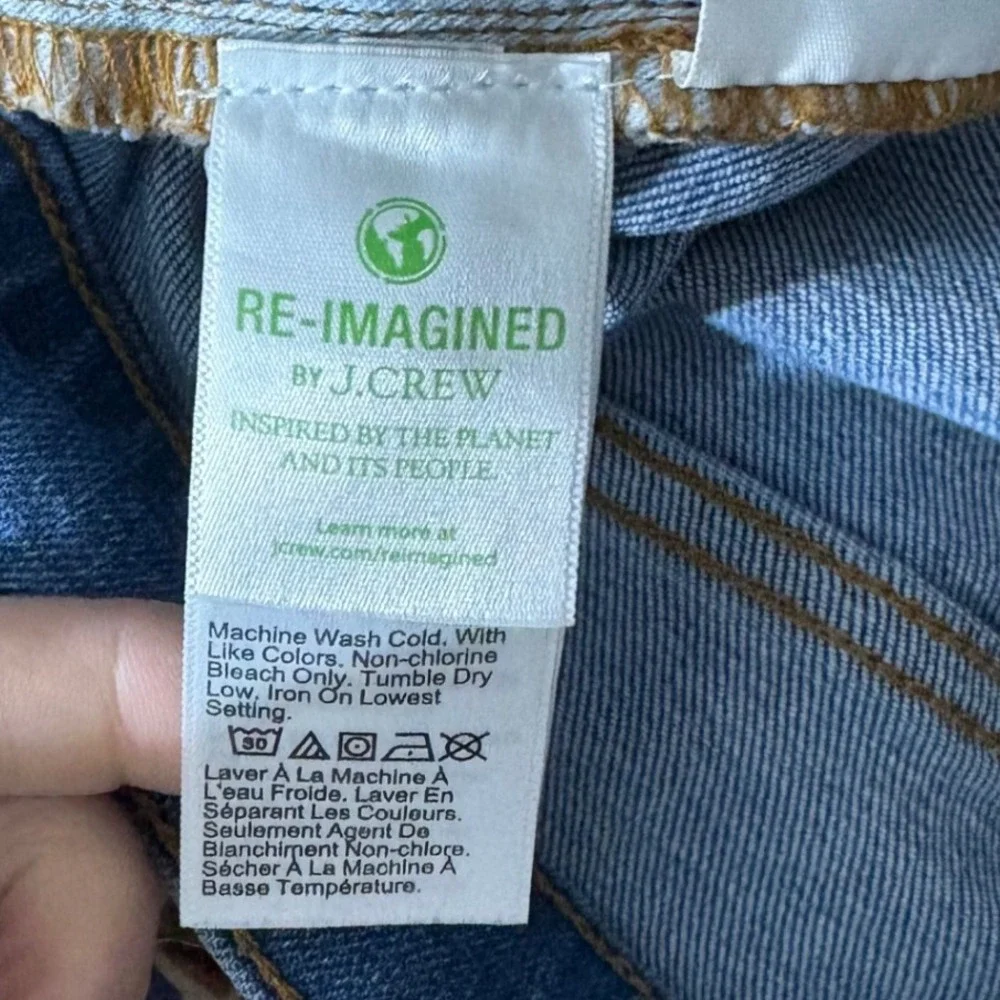 J Crew sz 27 Full Length‎ Flare Jeans Button Fly Highrise